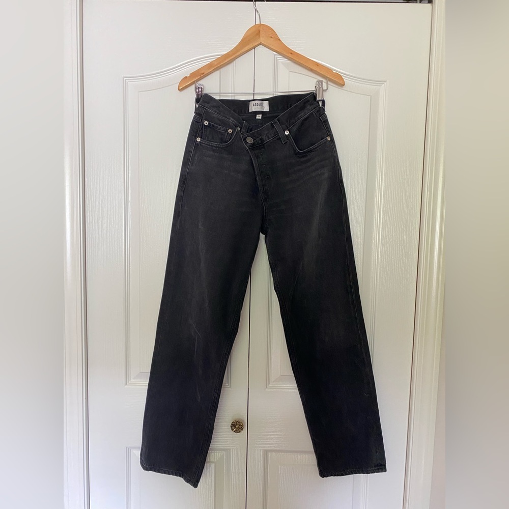 Agolde criss cross jeans size 24 color savage